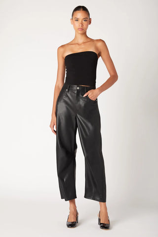 BLANKNYC BARREL LEATHER PANTS -EVENING ROUTINE