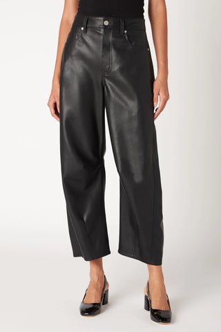 BLANKNYC BARREL LEATHER PANTS -EVENING ROUTINE
