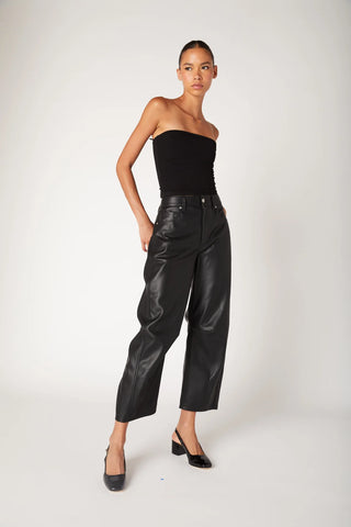 BLANKNYC BARREL LEATHER PANTS -EVENING ROUTINE