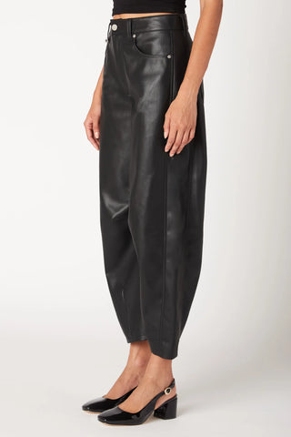BLANKNYC BARREL LEATHER PANTS -EVENING ROUTINE