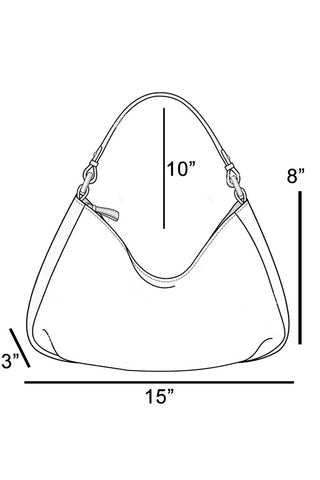 SUEDE METALLIC STUDDED HANDBAG