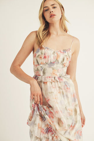 LABELLA FLORAL MAXI DRESS
