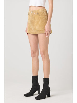 BLANKNYC- REAL SUEDE MINI SKIRT