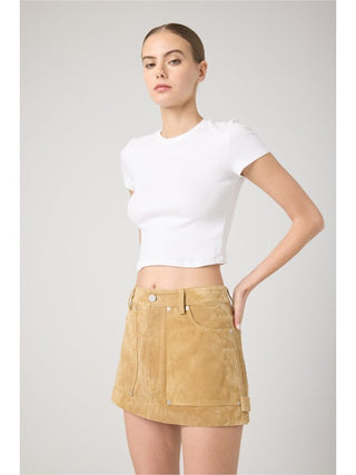 BLANKNYC- REAL SUEDE MINI SKIRT