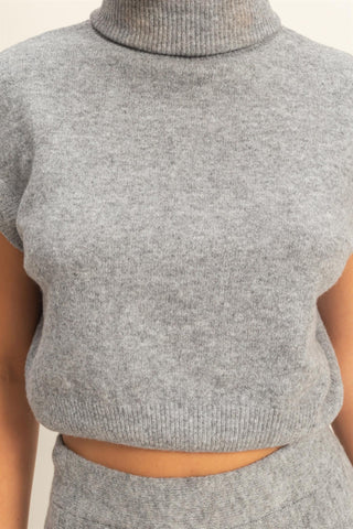 GWENNA PLEATED SWEATER SKIRT