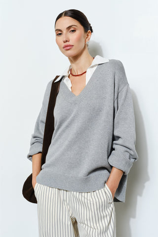 SPENCER V NECK SWEATER