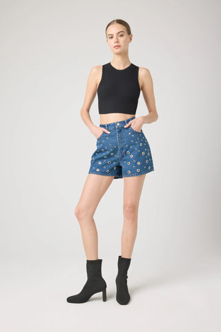 BLANKNYC- GROMMET DENIM SHORT