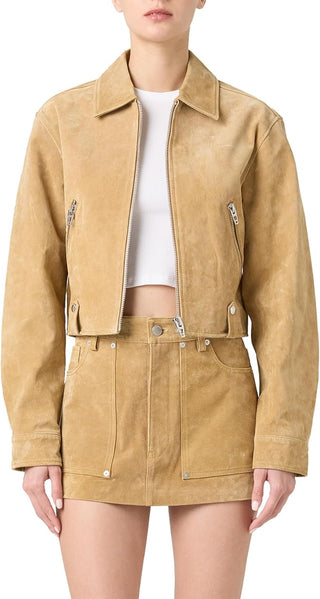 BLANKNYC- REAL SUEDE JACKET