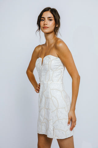 JINXA MINI WHITE DRESS