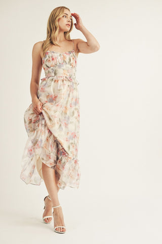 LABELLA FLORAL MAXI DRESS