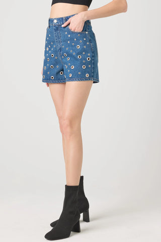 BLANKNYC- GROMMET DENIM SHORT