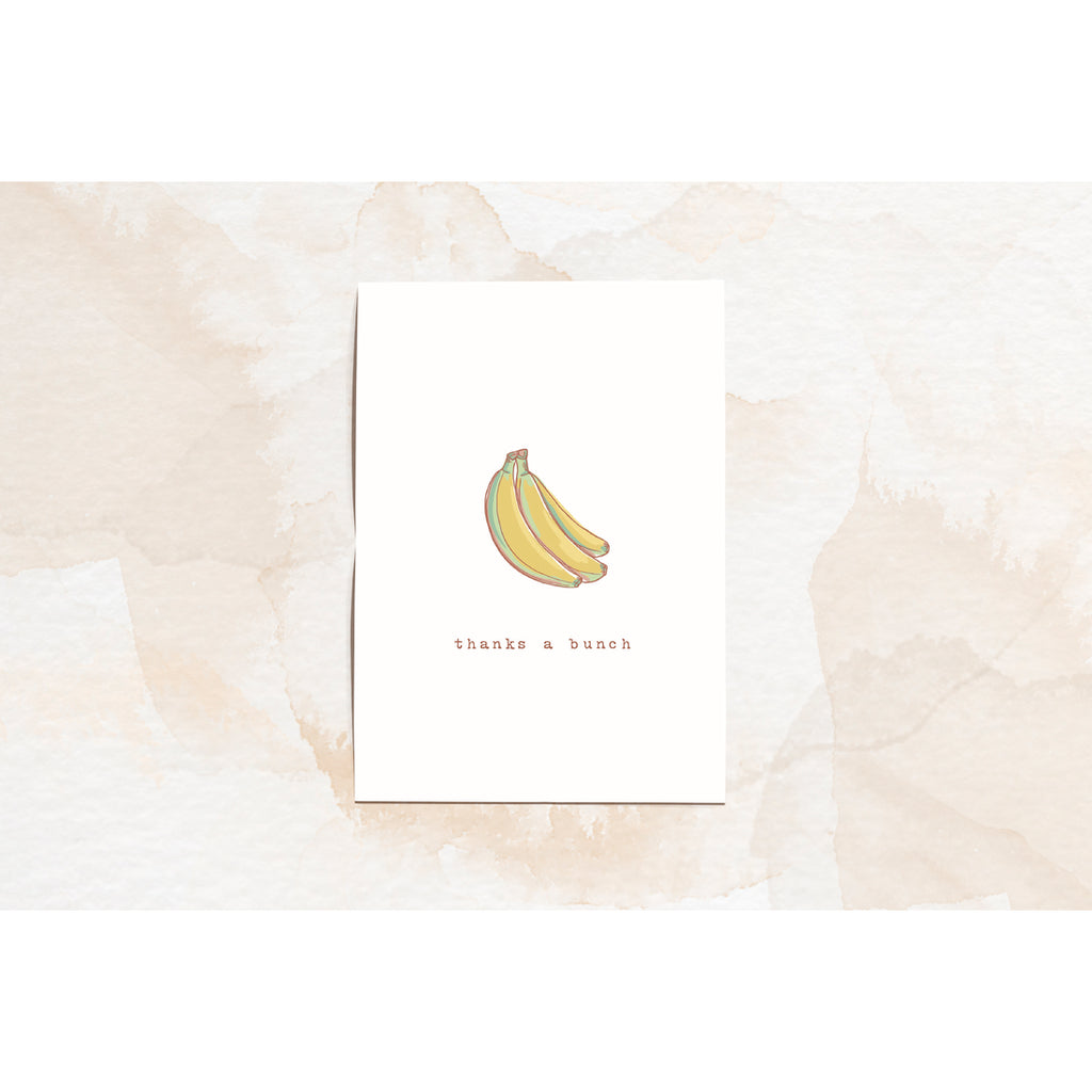 BANANA BUNCHES CARD