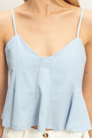 KYLAN PEPLUM TANK