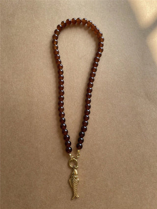 FISH PENDANT NECKLACE