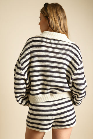 LUCAS STRIPE KNIT TOP