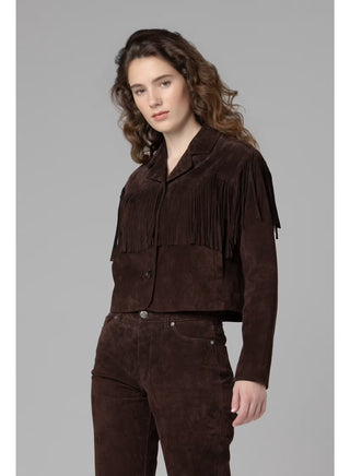 FRINGE REAL SUEDE JACKET- BlankNYC