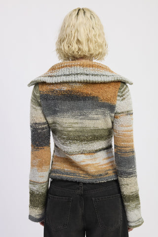 KEEVA OMBRE KNITTED SWEATER