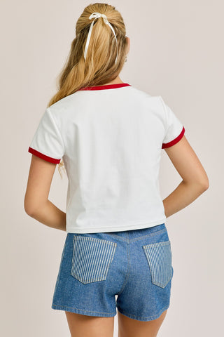 CROISSANTS ON SUNDAY TEE