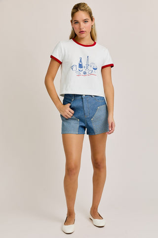 CROISSANTS ON SUNDAY TEE