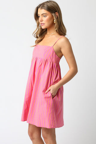 CELINE STRIPE DRESS