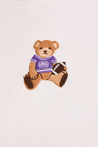 ANDREWS TEDDY BEAR FOOTBALL TEE