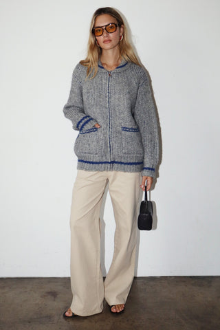 APRES ZIP UP CARDIGAN