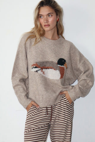 DUCK KNITTED SWEATER