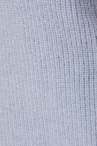 DUSTY BLUE SLEEVELESS SWEATER TOP