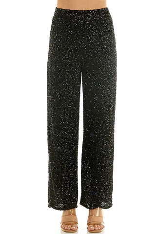 BLACK SEQUIN PANT
