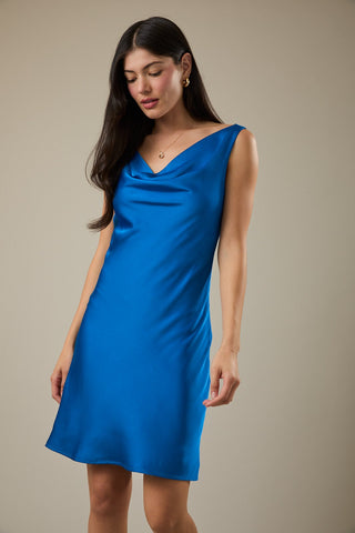 ASPEN COWL NECK DRESSS