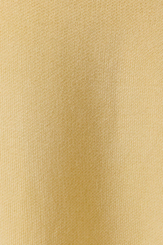 YELLOW PANCHO KNIT TOP