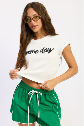 GAME DAY ROPE BABY TEE