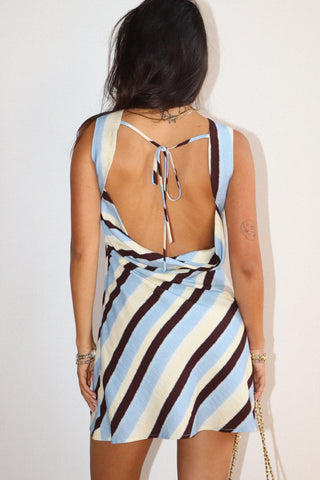 AURELIA STRIPE MINI DRESS