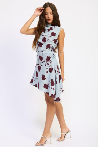 EVERLY FLORAL MINI DRESS