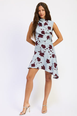 EVERLY FLORAL MINI DRESS