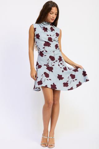 EVERLY FLORAL MINI DRESS
