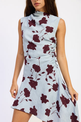 EVERLY FLORAL MINI DRESS