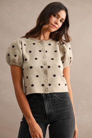 AMORET PUFF SLEEVE TOP
