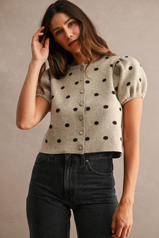 AMORET PUFF SLEEVE TOP