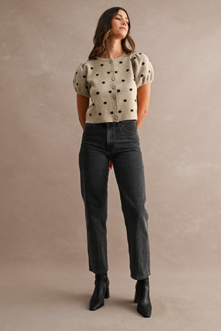 AMORET PUFF SLEEVE TOP
