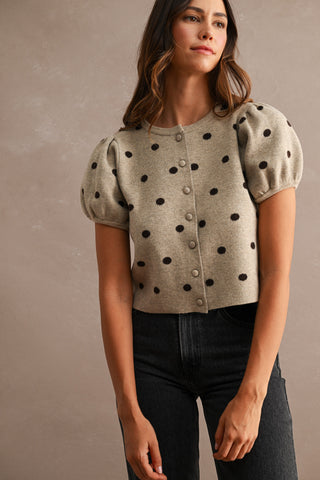 AMORET PUFF SLEEVE TOP