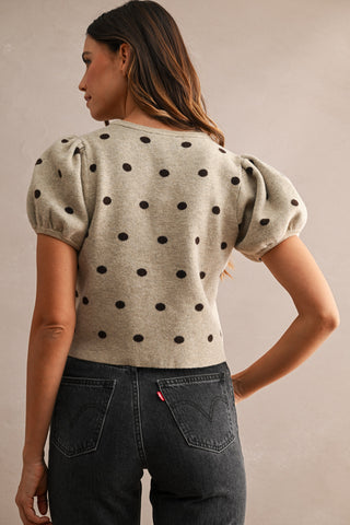 AMORET PUFF SLEEVE TOP