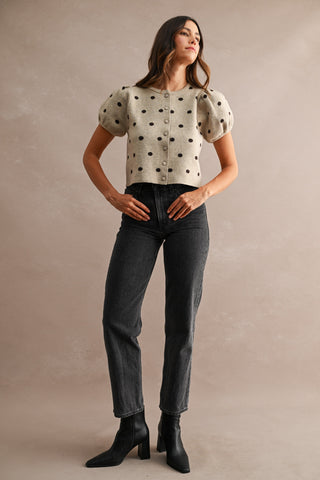 AMORET PUFF SLEEVE TOP