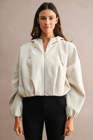 MACKENZIE IVORY BUBBLE JACKET