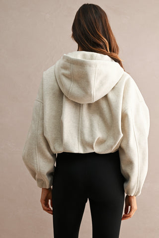 MACKENZIE IVORY BUBBLE JACKET