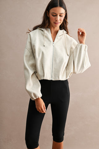MACKENZIE IVORY BUBBLE JACKET