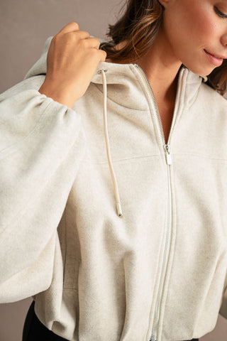 MACKENZIE IVORY BUBBLE JACKET