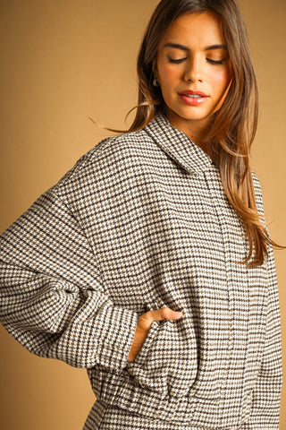 HOUNDSTOOTH JACKET