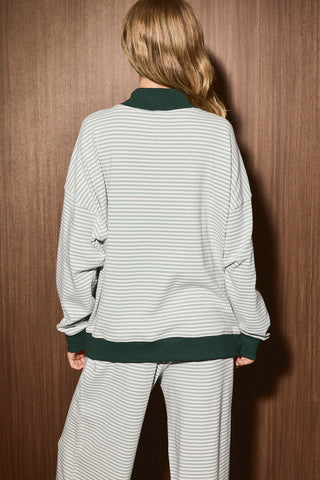 MERRY MOCK NECK SWEATSHIRT