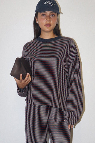 RYLAND BOXY STRIPE TOP